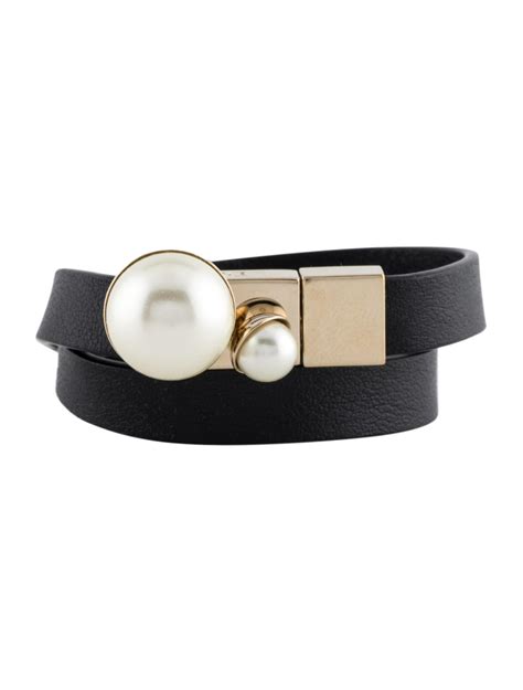 dior pearl leather bracelet price|christian Dior bracelet price.